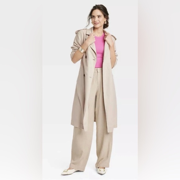 a new day Women's Beige Trench Coat - Picture 2 of 11